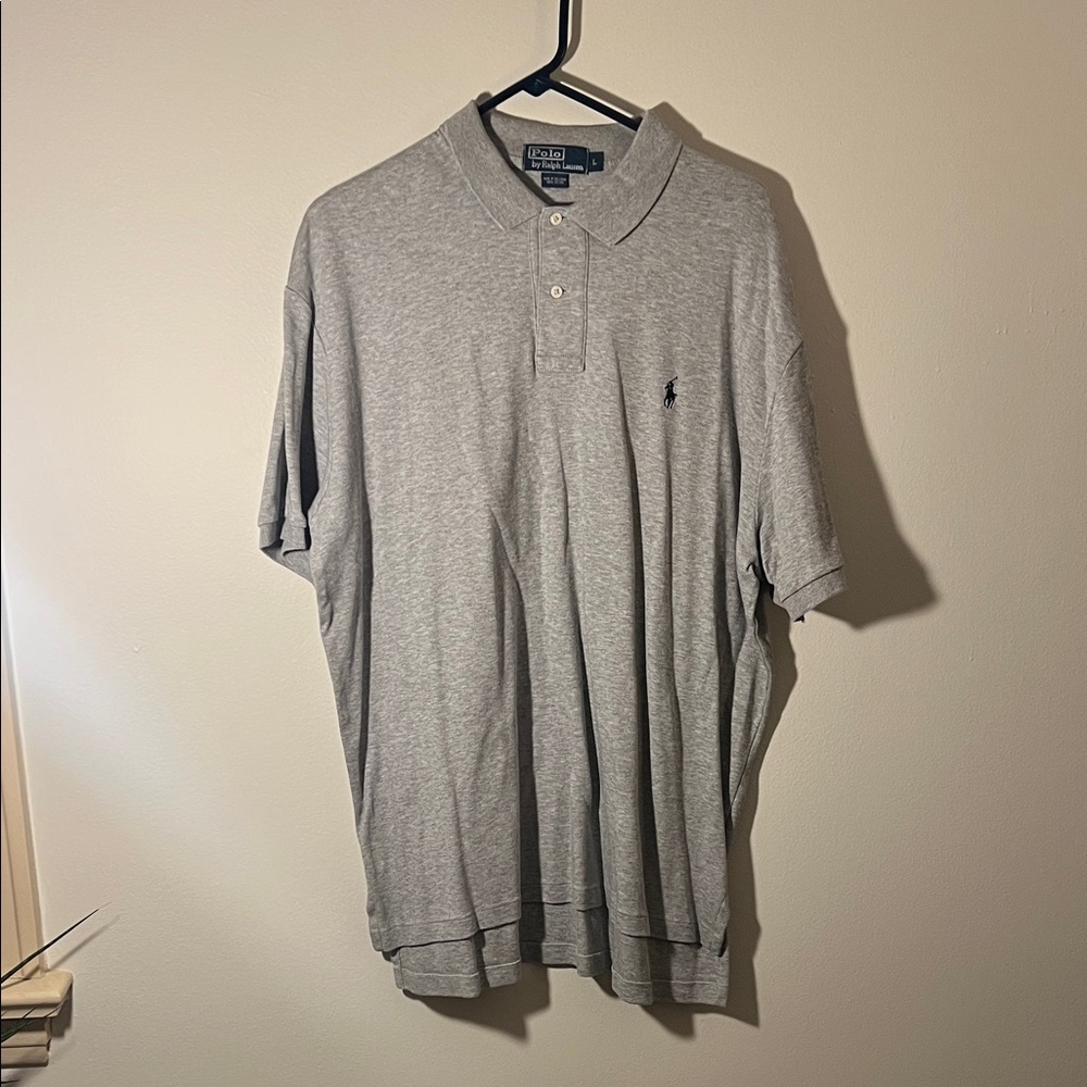 Polo by Ralph Lauren Men's Gray Polo Shirt